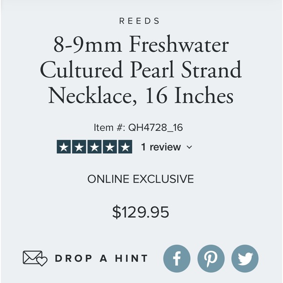 Beautiful 16in 8mm pearl necklace with sterling clasp. - Picture 3 of 5